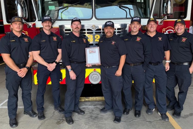 Life Saving Award issued to DFR paramedics after cardiac arrest patient survives and is discharged from hospital