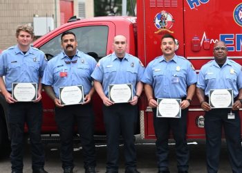 Fire department crews recognized after cardiac arrest patient survives emergency response