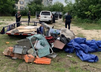 Man arrested in illegal dumping case following trespassing call by HPD Northwest Division