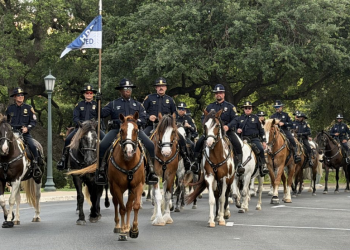 HPD officers participate in community events across Houston, including Texas Peace Officers Memorial Ceremony