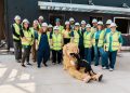 Waco officials mark milestone in new Pet Circle veterinary clinic construction with plaque signing ceremony