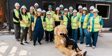 Waco officials mark milestone in new Pet Circle veterinary clinic construction with plaque signing ceremony