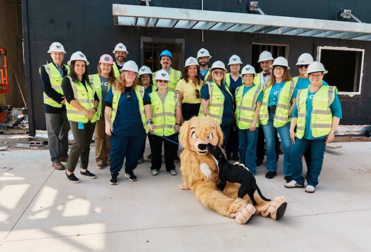 Waco officials mark milestone in new Pet Circle veterinary clinic construction with plaque signing ceremony