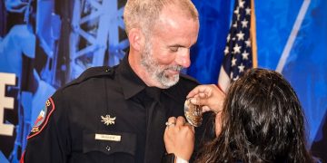 Waco Police Department promotes two officers to leadership roles, highlighting years of service and new assignments