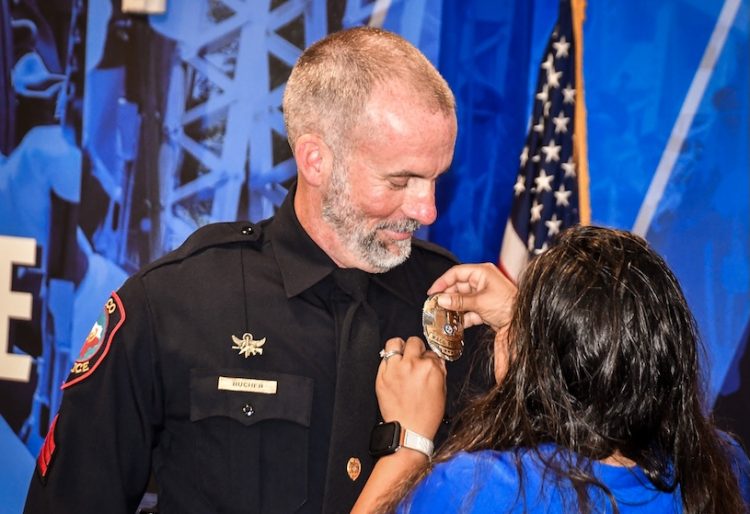 Waco Police Department promotes two officers to leadership roles, highlighting years of service and new assignments