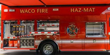 Gas line break on N. 21st St. and McKenzie Ave. prompts hazmat response from Waco Fire Department