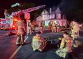 Three-alarm fire heavily damages former Victorian home converted into Pilates studio in Dallas