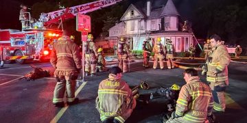 Three-alarm fire heavily damages former Victorian home converted into Pilates studio in Dallas