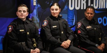 Waco Police Department welcomes two new officers and celebrates sergeant promotion