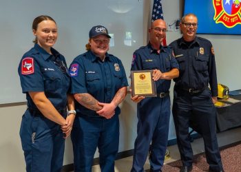 Waco Fire Department promotes five members during badge pinning ceremony