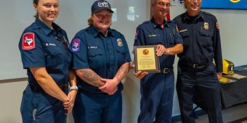 Waco Fire Department promotes five members during badge pinning ceremony
