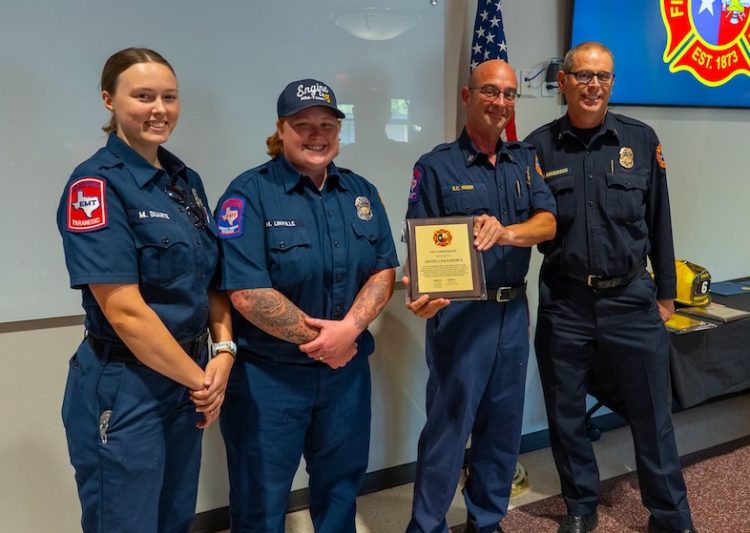 Waco Fire Department promotes five members during badge pinning ceremony