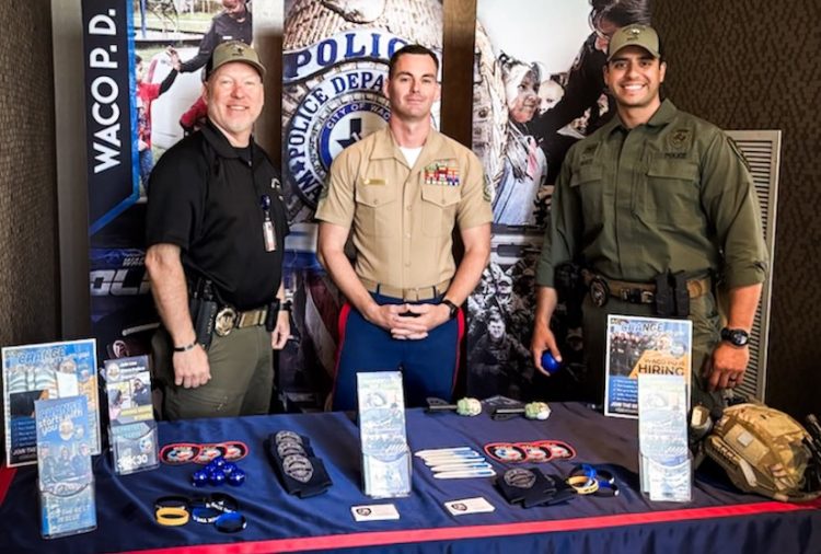 Waco police connect with community members at annual Marine Corps Muster as department seeks future officers
