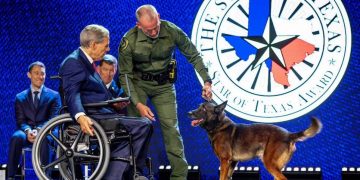 Waco K9 Officer Andor honored with Star of Texas Award after surviving 2025 shooting