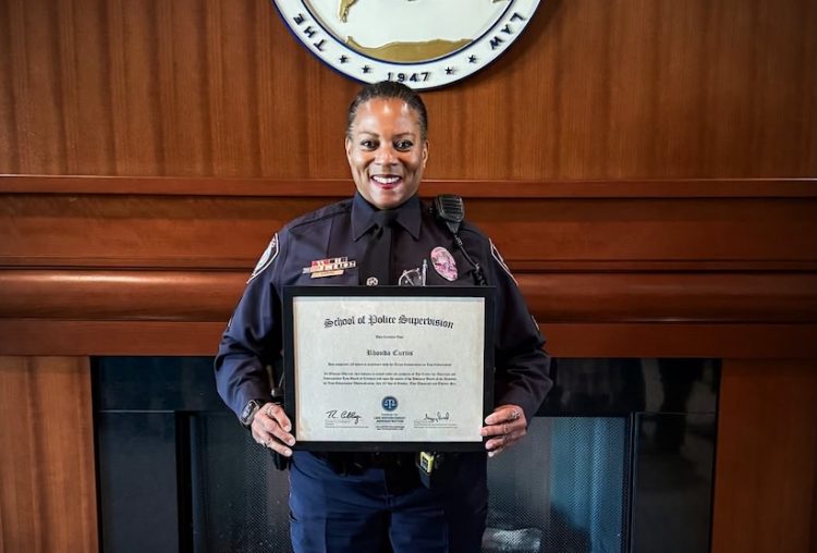 Waco police sergeant graduates from four-week leadership and supervision program after 150 hours of training
