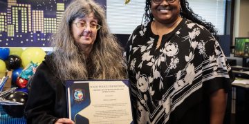 Waco Police celebrate 911 dispatcher’s 40 years of service with department and city
